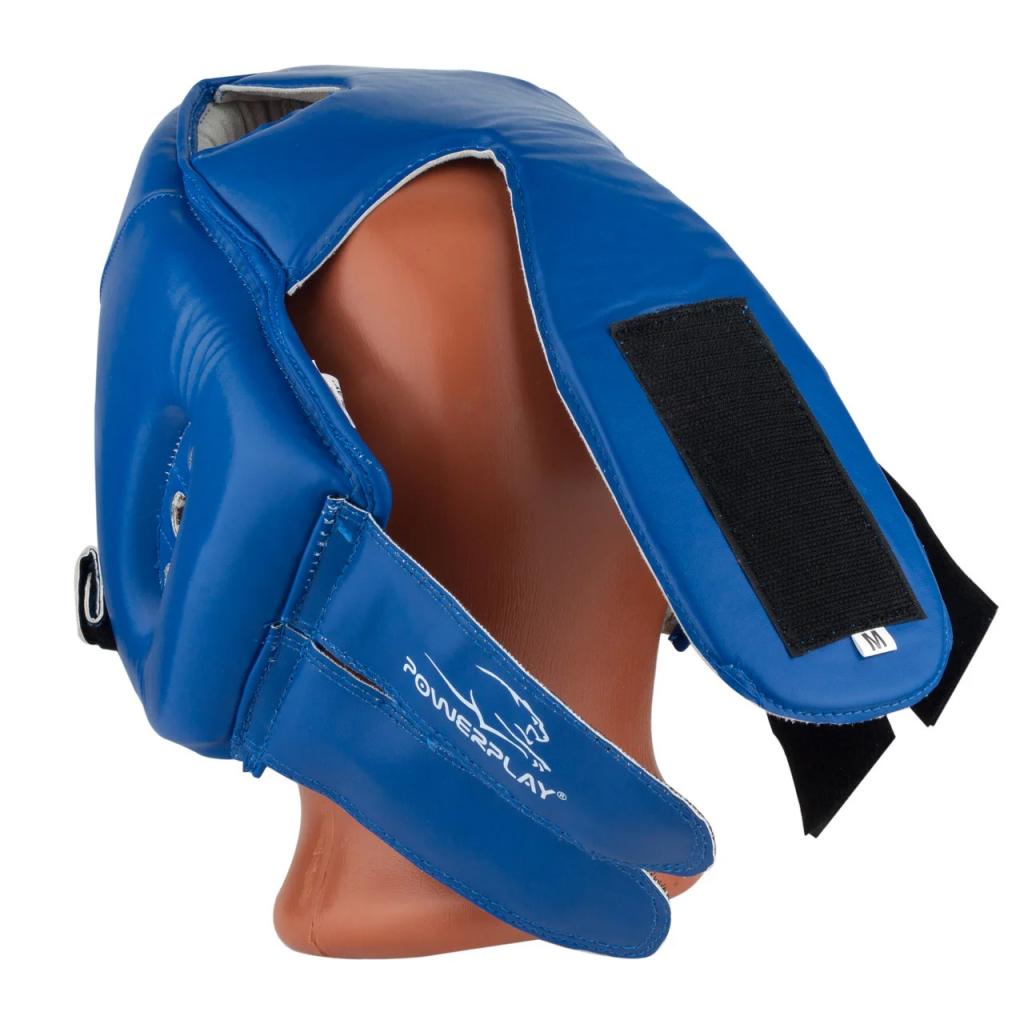 Боксерский шлем PowerPlay 3084 L Blue (PP_3084_L_Blue) изображение 6