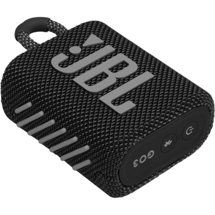 Акустична система JBL Go 3 Black (JBLGO3BLK) зображення 8