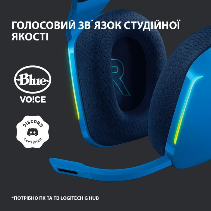 Наушники Logitech G733 Lightspeed Wireless RGB Gaming Headset Lilac (981-000890) изображение 9