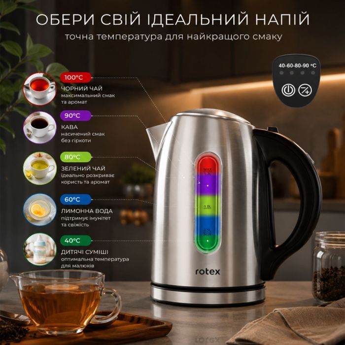 Электрочайник Rotex RKT78-S Smart изображение 2
