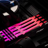 Модуль памяти для компьютера DDR4 64GB (4x16GB) 3600 MHz HyperX Fury Black Kingston Fury (ex.HyperX) (HX436C18FB4AK4/64) изображение 4