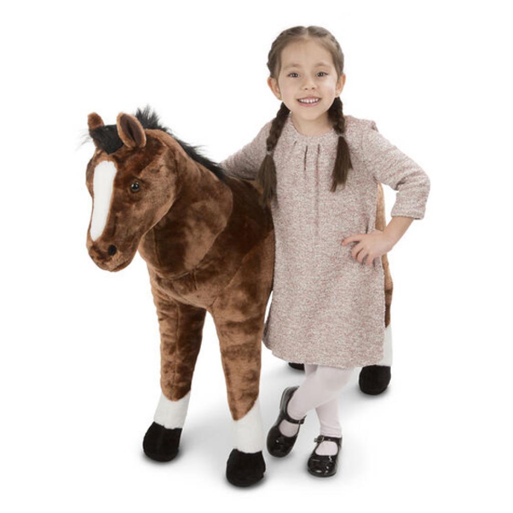 Мягкая игрушка Melissa&Doug Гигантская плюшевый конь, 100 см (MD12105) изображение 2