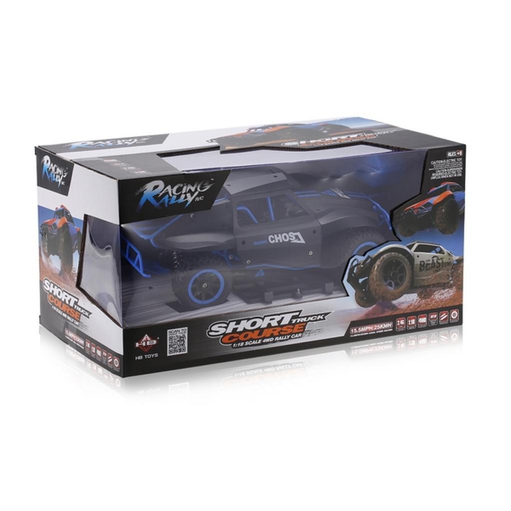 Радіокерована іграшка HB Toys Машинка Ралі 4WD на акумуляторі, 1:18 синій (HB-DK1802) зображення 8