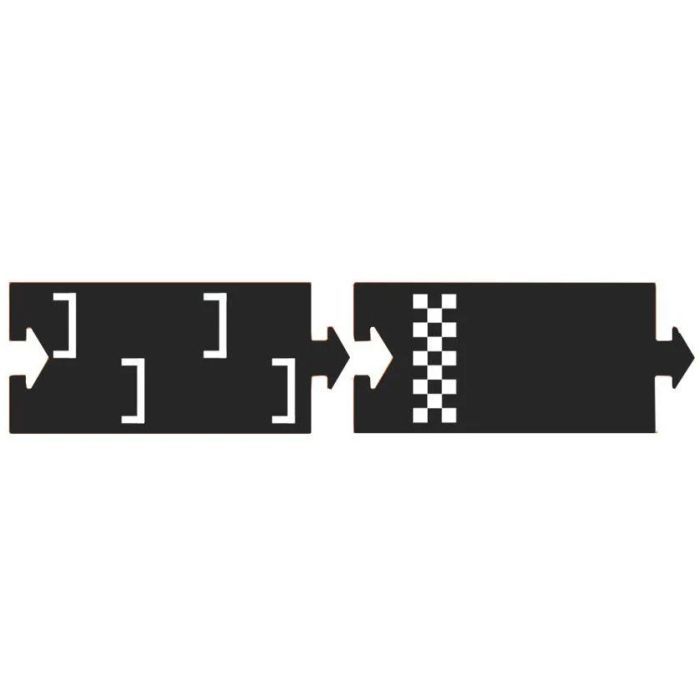 Игровой набор Waytoplay дополнительных элементов Старт и Финиш 2 дорожные части (065) изображение 2