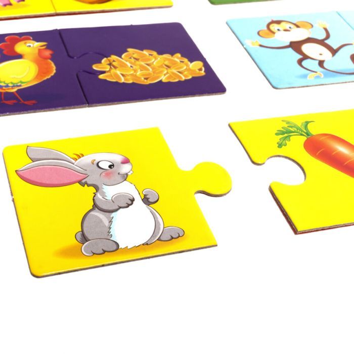 Развивающая игрушка Vladi Toys Кто что ест , украинский язык (VT1804-25) изображение 3