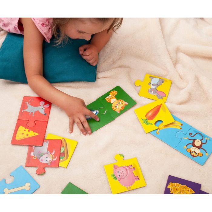 Развивающая игрушка Vladi Toys Кто что ест , украинский язык (VT1804-25) изображение 4