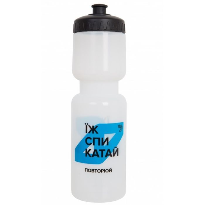 Фляга велосипедная Velotrade 750ml "їж, спи, катай" DC-BT07 (BOC-007)