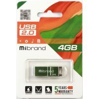 USB флеш накопитель Mibrand 4GB Сhameleon Light Green USB 2.0 (MI2.0/CH4U6LG) изображение 2