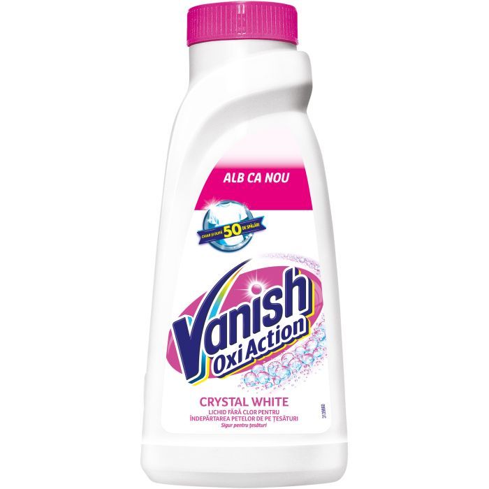 Средство для удаления пятен Vanish Oxi Action Кристальная белизна 500 мл (5949031308998/4820232971048)