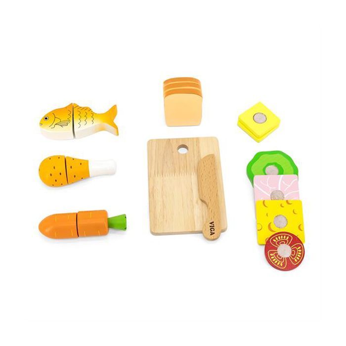 Ігровий набір Viga Toys іграшкові продукти Обід (44542) зображення 3
