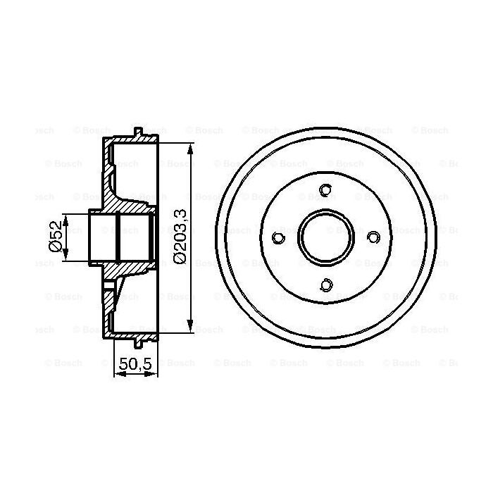 Тормозной барабан Bosch 0 986 477 120 изображение 5
