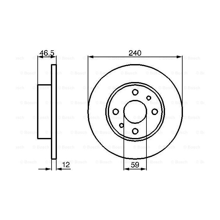 Тормозной диск Bosch 0 986 478 353
