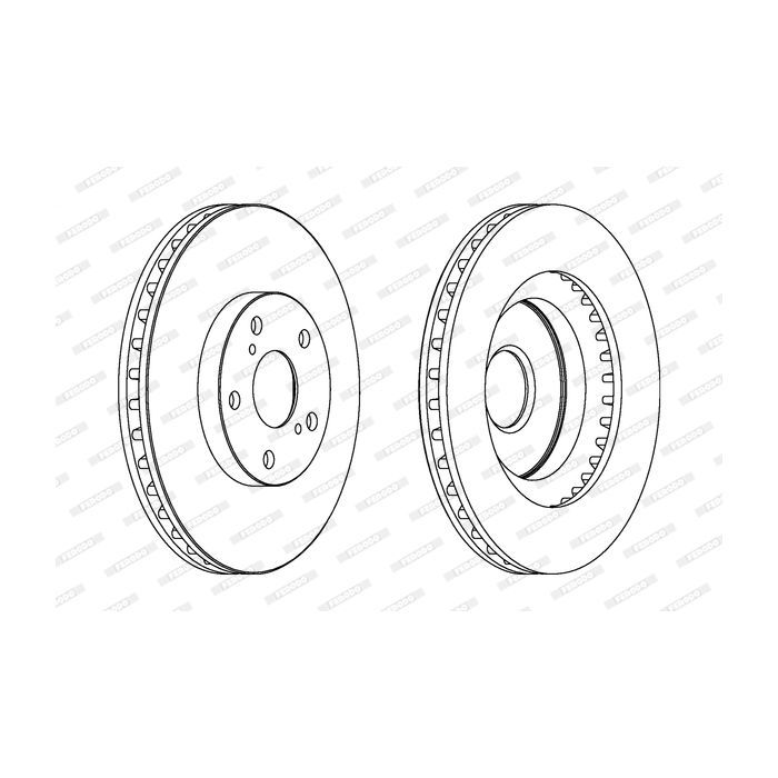 Тормозной диск FERODO DDF1646