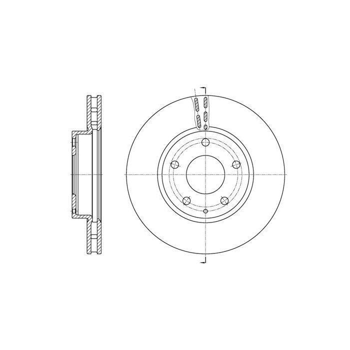 Тормозной диск REMSA 61573.10