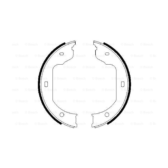 Гальмівні колодки Bosch 0 986 487 625 зображення 5