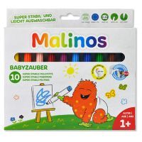 Фломастеры Malinos на водной основе Babyzauber для малышей 10 шт (MA-300011)
