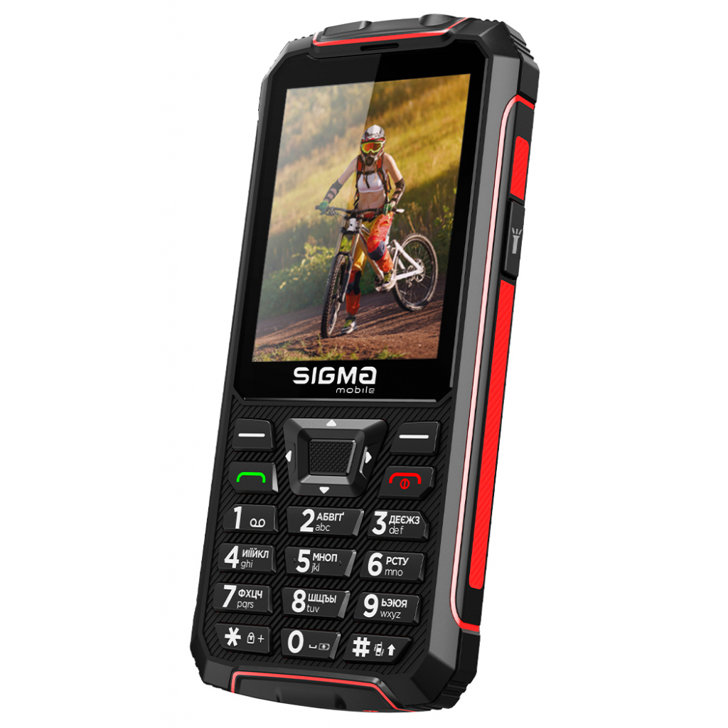 Мобильный телефон Sigma X-treme PR68 Black Red (4827798122129) изображение 3