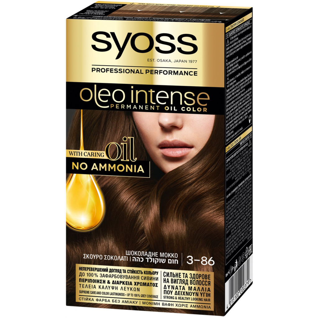 Фарба для волосся Syoss Oleo Intense 3-86 Шоколадний Мокко 115 мл (4015100200379)