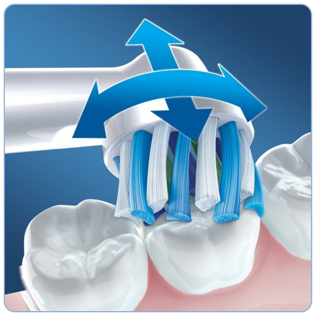 Насадка для зубной щетки Oral-B Cross Action EB50RB CleanMaximiser (4) изображение 4
