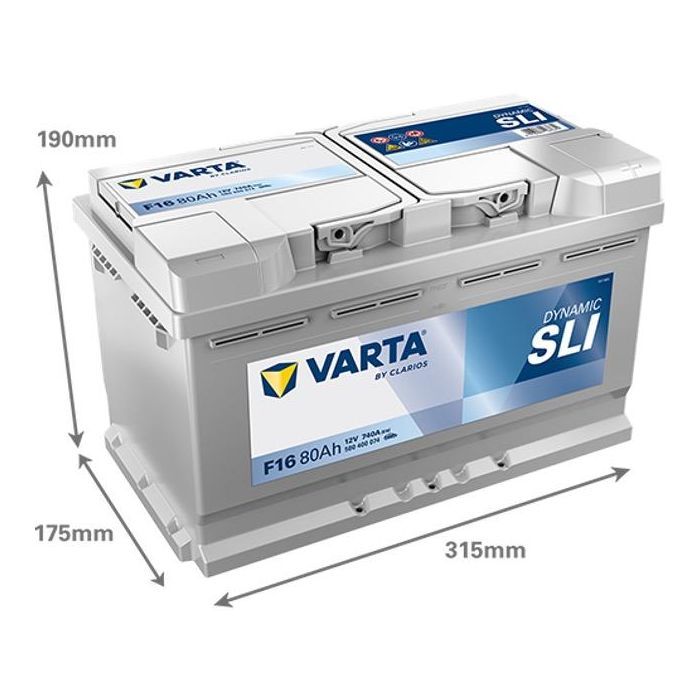 Акумулятор автомобільний Varta Blue Dynamic 80Ah (580400074) зображення 3