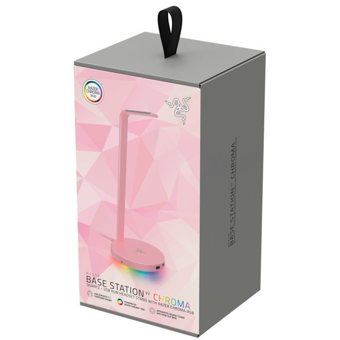 Підставка для гарнітури Razer Base Station V2 Chroma Mercury (RC21-01510300-R3M1) зображення 6