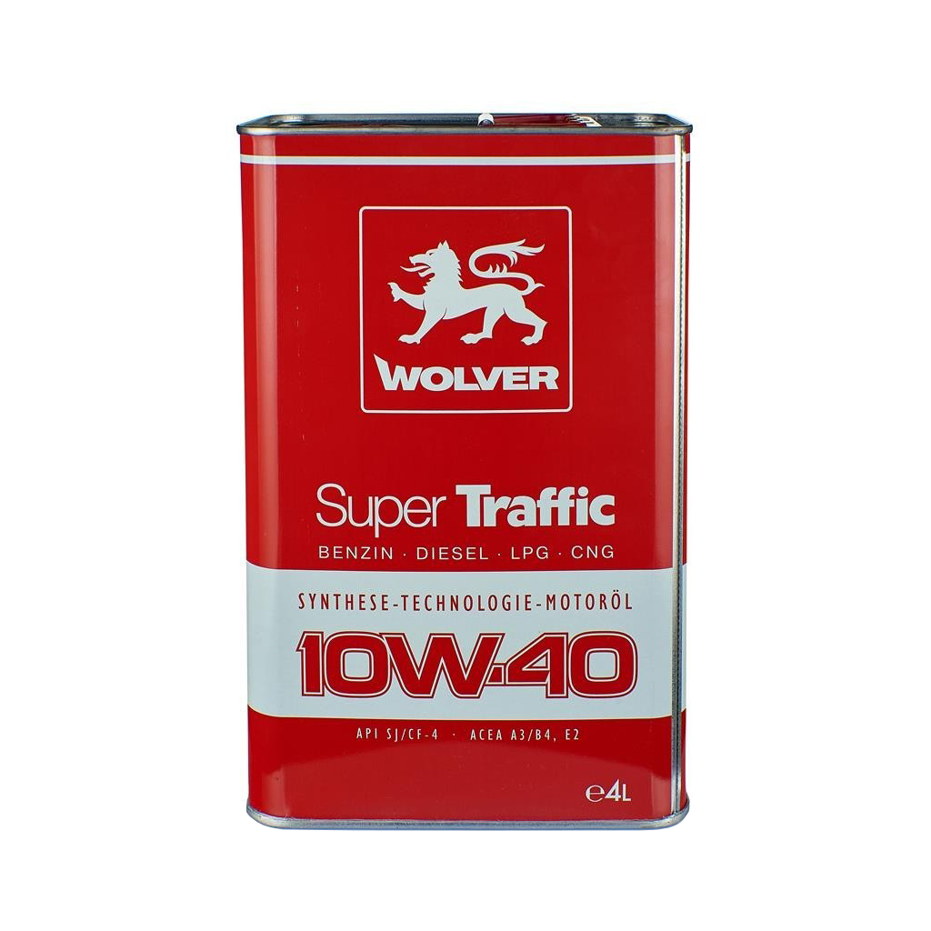 Моторное масло Wolver Super Traffic 10W-40 60л (4260360942679)