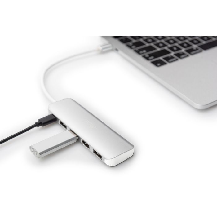 Концентратор Digitus USB Type-C, 4xUSB 3.0 (DA-70242-1) изображение 10