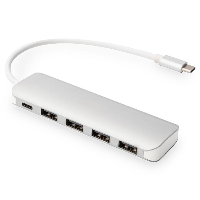 Концентратор Digitus USB Type-C, 4xUSB 3.0 (DA-70242-1) изображение 2