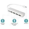 Концентратор Digitus USB Type-C, 4xUSB 3.0 (DA-70242-1) изображение 8