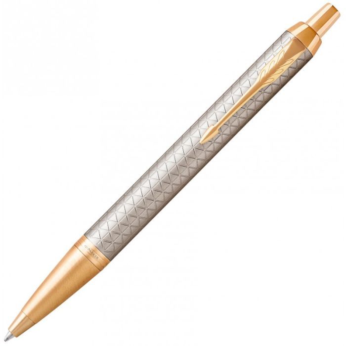 Ручка шариковая Parker IM 17 Premium Warm Silver GT BP (24 132) изображение 2