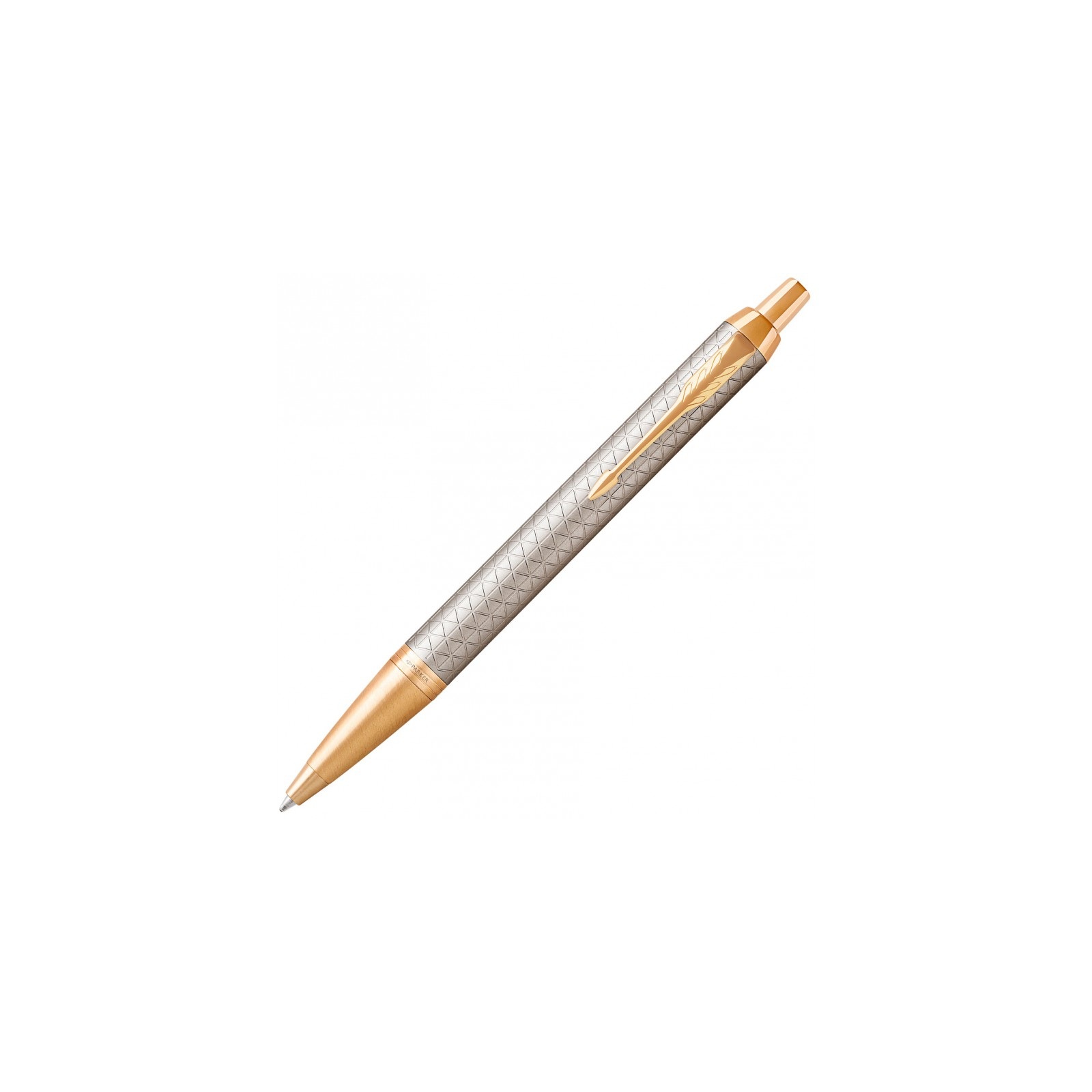 Ручка шариковая Parker IM 17 Premium Warm Silver GT BP (24 132) изображение 2