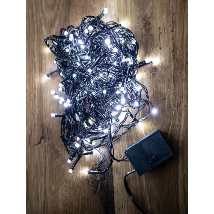 Гирлянда BPNY White 160 LED, 10М, 8 функций, 220V, 9.6W (102950) изображение 2