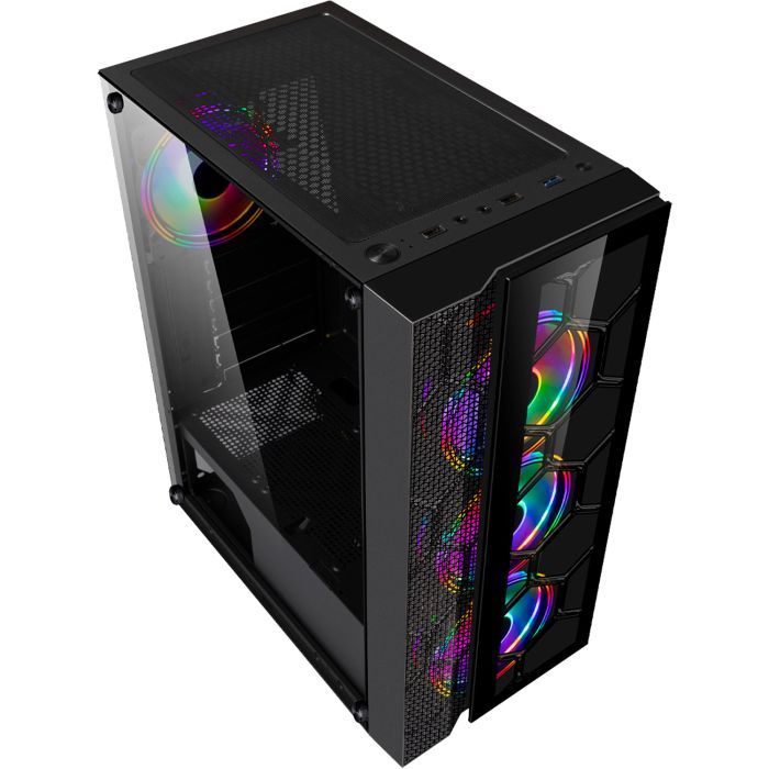 Корпус для ПК Frime Nucleus-U3-GLS-4DTRMLT16.6WP изображение 9