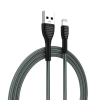 Дата кабель USB 2.0 AM to Lightning 1.0m ColorWay (CW-CBUL041-GR) изображение 2