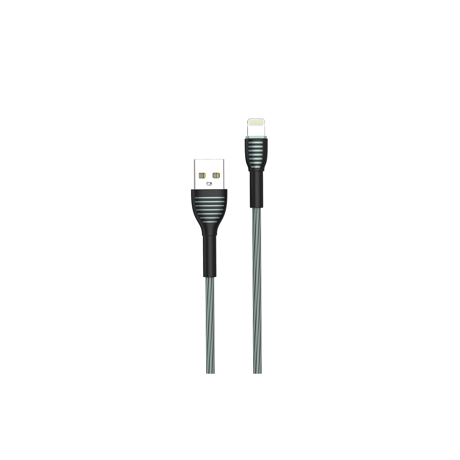 Дата кабель USB 2.0 AM to Lightning 1.0m ColorWay (CW-CBUL041-GR) изображение 4