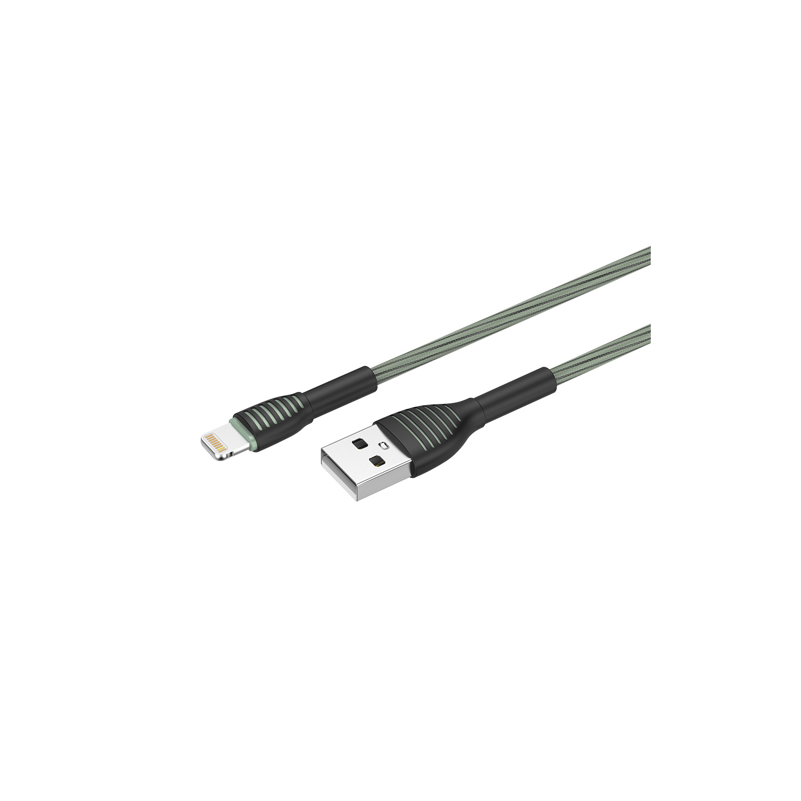 Дата кабель USB 2.0 AM to Lightning 1.0m ColorWay (CW-CBUL041-GR) зображення 5