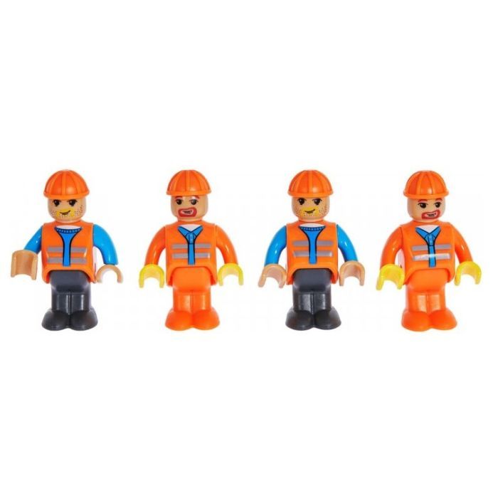 Конструктор ZIPP Toys Поезд DPK32 с рельсами, желтый на радиоуправлении (98253) изображение 2