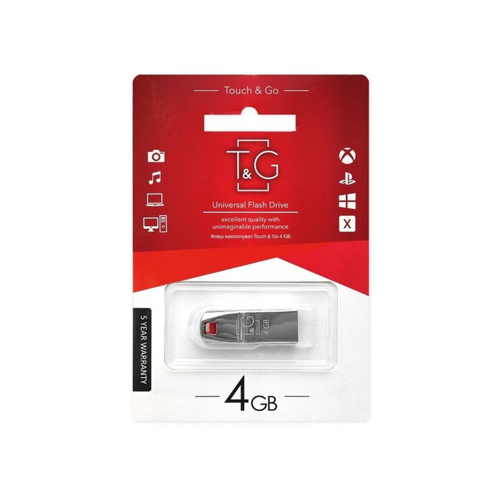 USB флеш накопитель T&G 4GB 115 Stylish Series USB 2.0 (TG115-4G) изображение 3