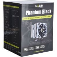 Кулер для процессора Gelid Solutions Phantom-Black (CC-Phantom-Black-01-A) изображение 6