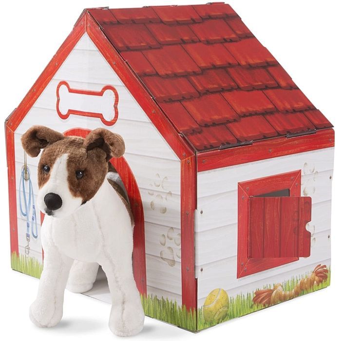 Игровой набор Melissa&Doug Картонный игровой домик для собаки (MD5514) изображение 3