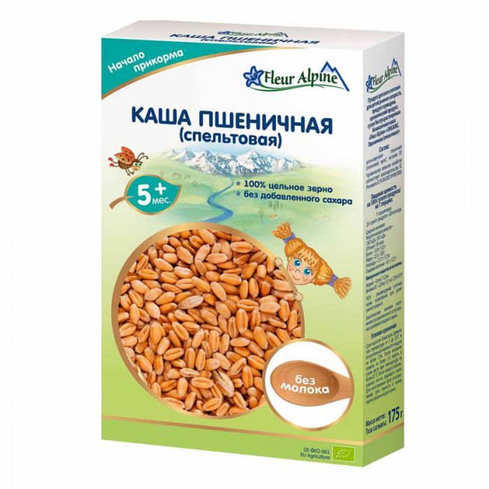 Дитяча каша Fleur Alpine пшенична (спельтова) 175 г (4006303632050)