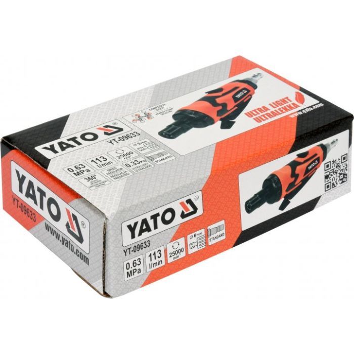 Шліфувальна машина Yato пневматична YT-09633 (YT-09633) зображення 4