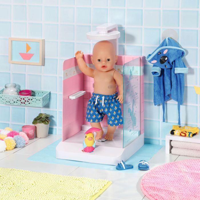 Аксесуар до ляльки Zapf Автоматична душова кабінка Baby Born - Купаємося з качечкою (830604) зображення 4