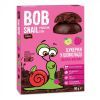 Цукерка Bob Snail Равлик Боб яблучно-малинові в чорному шоколаді 60 г (4820219341345)