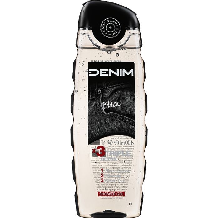 Гель для душа Denim Black тройной детокс 400 мл (8008970038032)