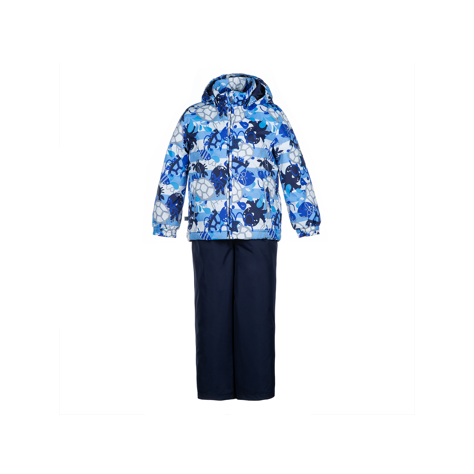 Комплект верхней одежды Huppa YOKO 41190014 тёмно-синий с принтом/тёмно-синий 116 (4741468760414)
