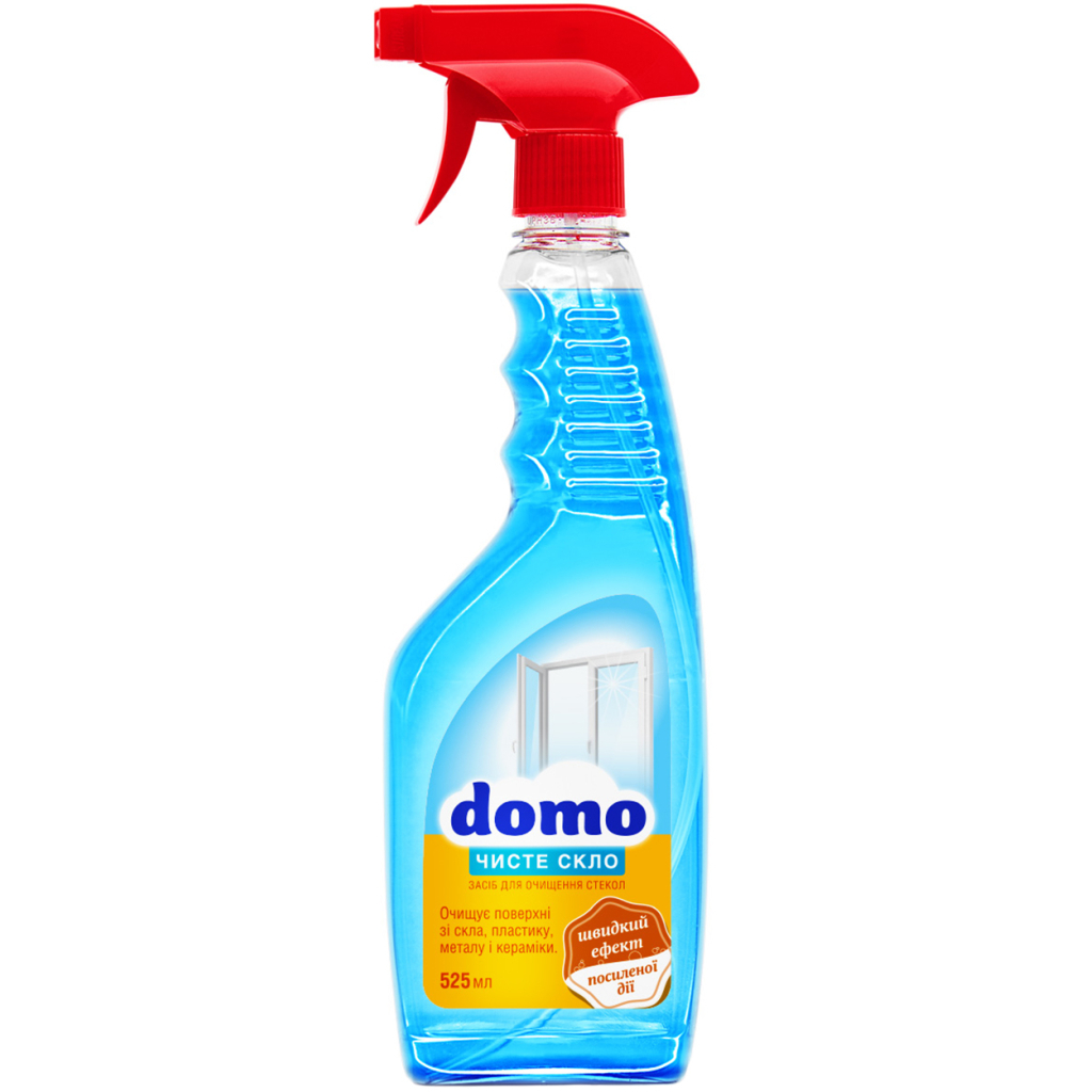 Средство для мытья стекла Domo Blue спрей 525 мл (XD 40001)