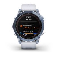 Смарт-часы Garmin fenix 7 Sapph Solar, Mineral Blue Ti w/Whitestone Band, GPS (010-02540-25) изображение 2