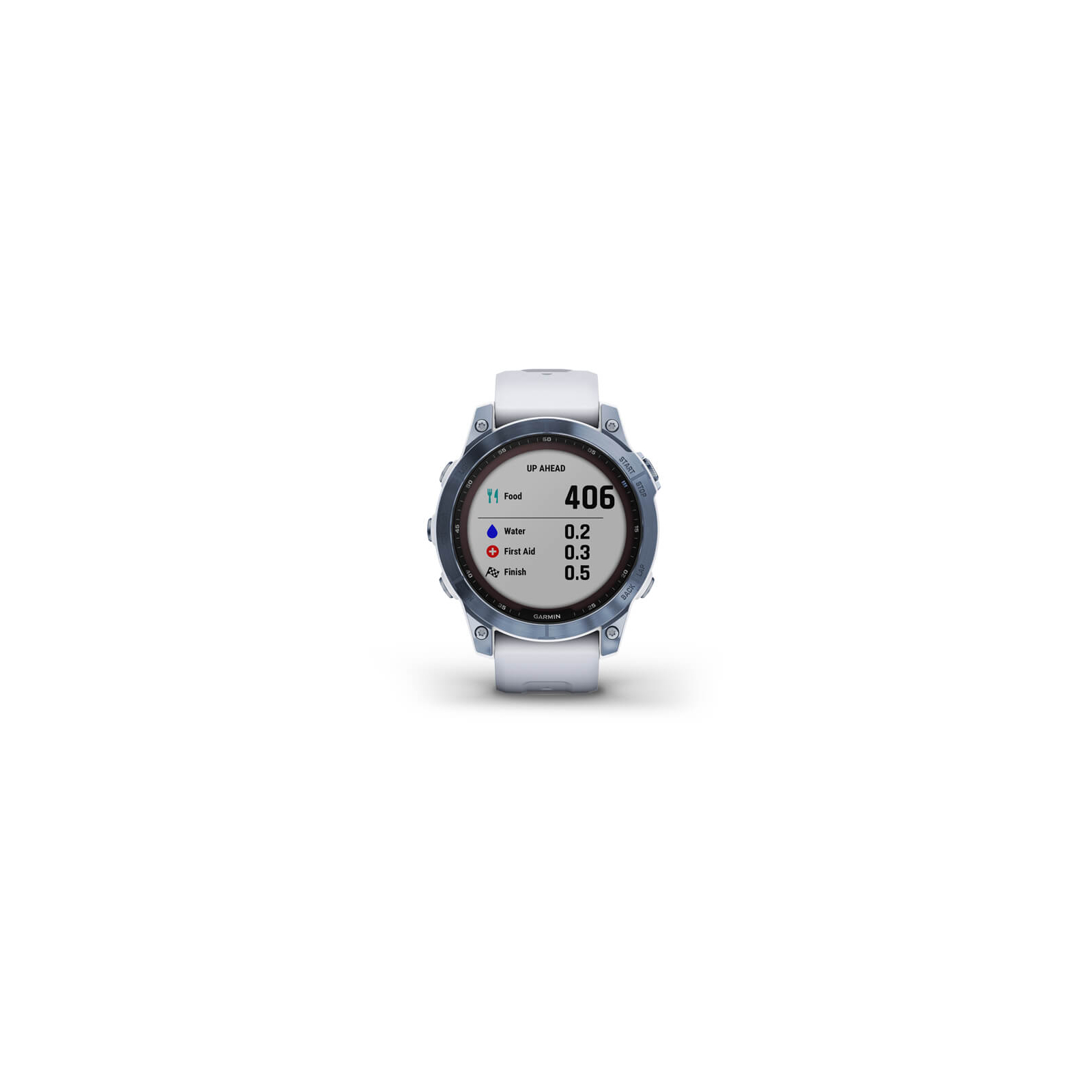 Смарт-часы Garmin fenix 7 Sapph Solar, Mineral Blue Ti w/Whitestone Band, GPS (010-02540-25) изображение 7