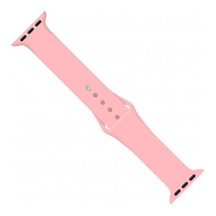 Ремінець до смарт-годинника Intaleo Silicone для Apple Watch 38/40 mm pink (1283126494338)